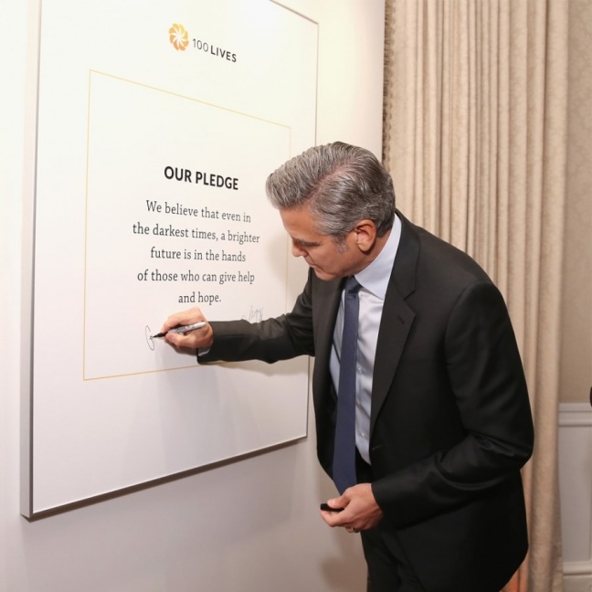 George Clooney: Πρόεδρος της επιτροπής του βραβείου Ανθρώπινων Δικαιωμάτων για την Γενοκτονία των Αρμενίων