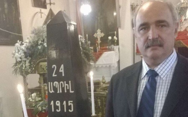 Στην επιμνημόσυνη δέηση για τη γενοκτονία των Αρμενίων ο Μ. Μπόλαρης