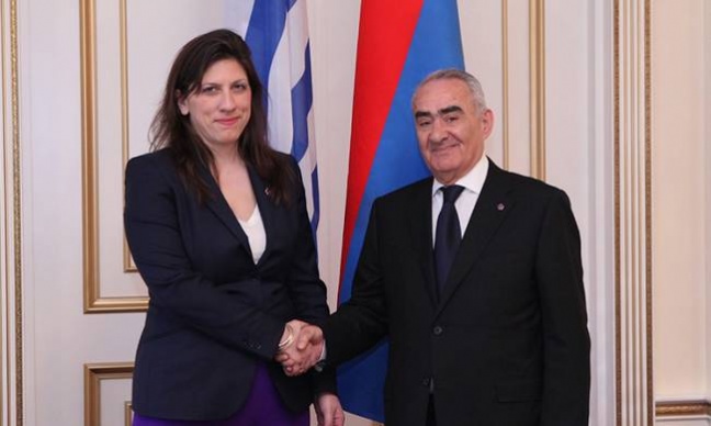 Κωνσταντοπούλου: Η Βουλή αρωγός για την αναγνώριση της Αρμενικής Γενοκτονίας