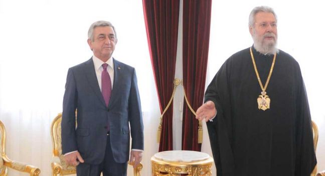 Το αρμενικό σχολείο και το μνημείο θυμάτων Γενοκτονίας Αρμενίων επισκέφθηκε ο Πρόεδρος της Αρμενίας