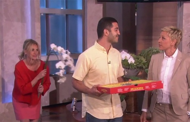 Έκπληξη στον πιτσαδόρο των Όσκαρ (video)