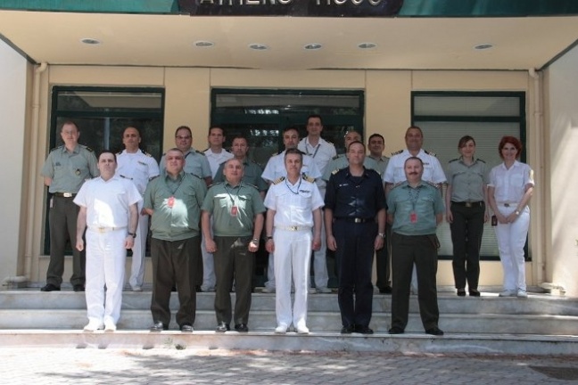 Αρμένιοι Αξιωματικοί στο Πολυεθνικό Συντονιστικό Κέντρο Στρατηγικών Θαλάσσιων Μεταφορών του ΓΕΕΘΑ