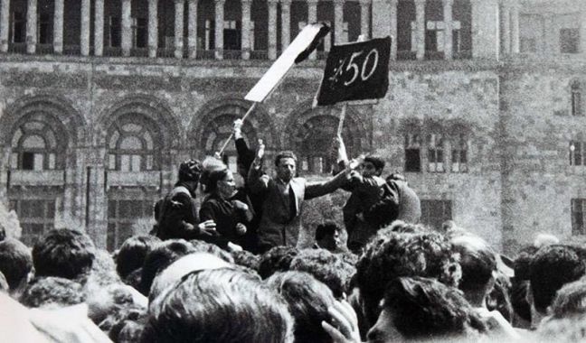 Πενήντα χρόνια από τη Γενοκτονία των Αρμενίων, το 1965 σε διαδήλωση στο Ερεβάν ακούγονται συνθήματα και για το Αρτσάχ
